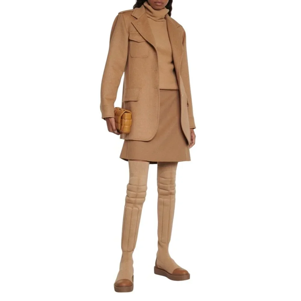 NIB Max Mara - Woolin knit over-the-knee boots